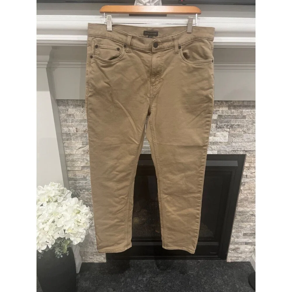 Banana Republic Mens Khaki Colored Jeans-36x32